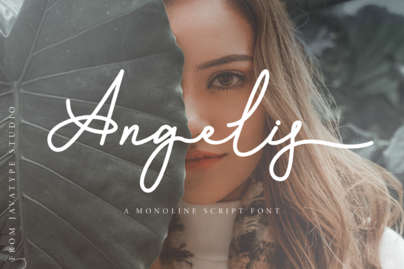 Angelis: A Refined Script Font for Elegant Editorial Design