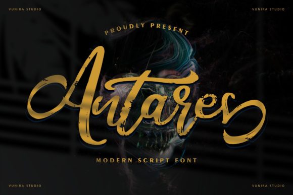 Antares: A Refined Script Typeface for Editorial Design