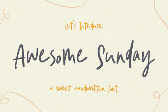 Awesome Sunday: The Script Font for Scroll-Stopping Designs