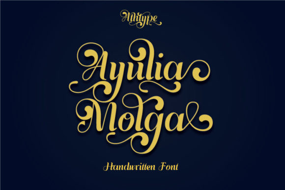 Ayulia Molga: A Script Font for Stronger Brand Identity