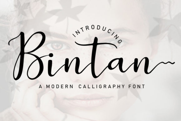 Bintan: A Refined Script Typeface for Editorial Design