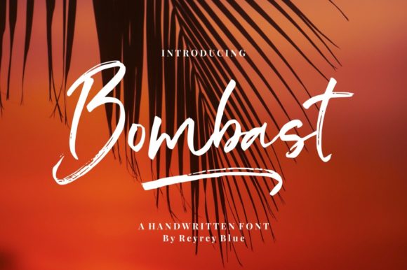 Bombast Font Review: A Trendy Script for Web Headers