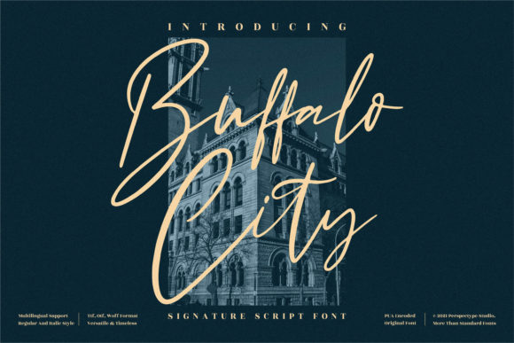 Buffalo City Font: A Stylish Script for Handmade Brands