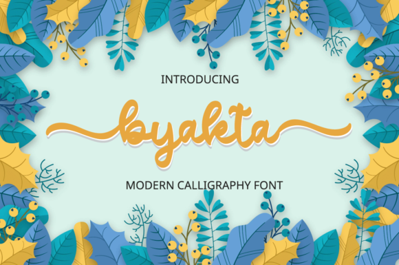 Byakta Font: Elevate Your Brand with Elegant Script Typography