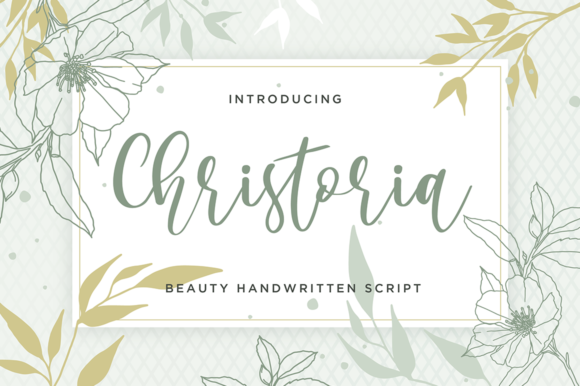 Elevate Your Brand with Christoria: A Premium Script Font for Business