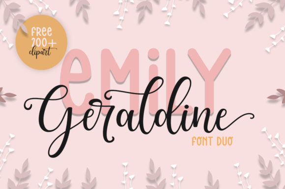Emily Geraldine: The Perfect Duo Font for Crafters