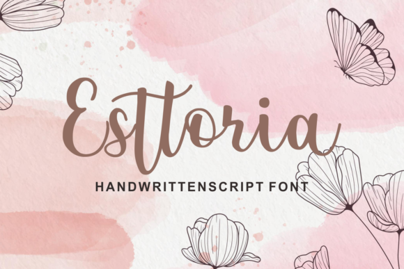Esttoria: A Refined Script Typeface for Editorial Design