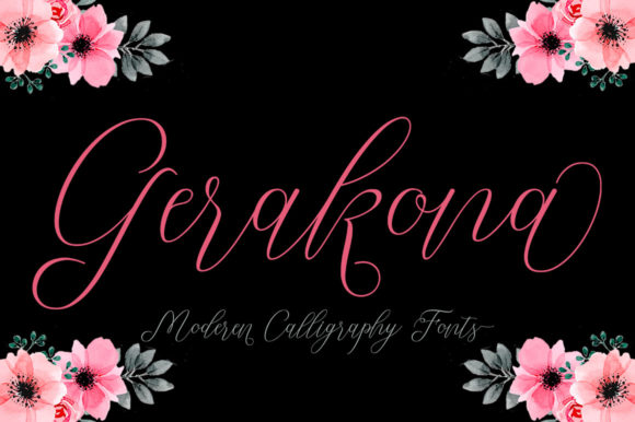 Gerakona: The Script Font That Elevates Campaign Visuals
