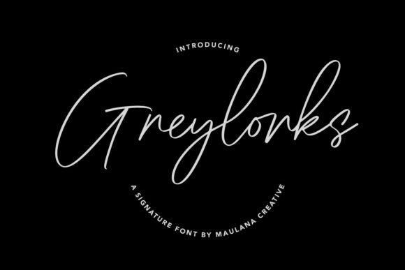 Greylorks Review: A Bold Script for Modern Brand Identity