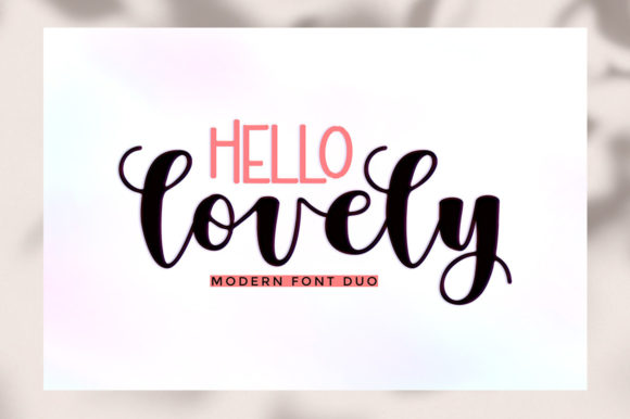 Hello Lovely Duo: A Versatile Typeface for Editorial Design
