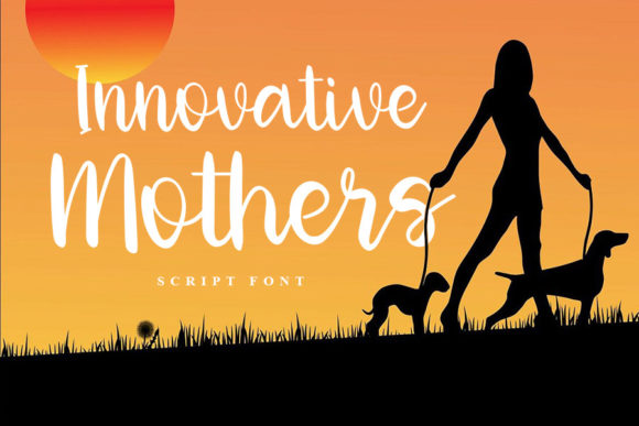 Innovative Mothers: A Delicate Script Font for Editorial Design