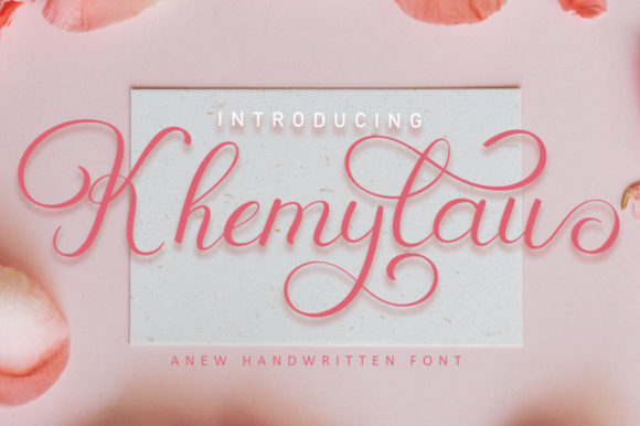 Khemylau: A Script Font for Authentic Branding
