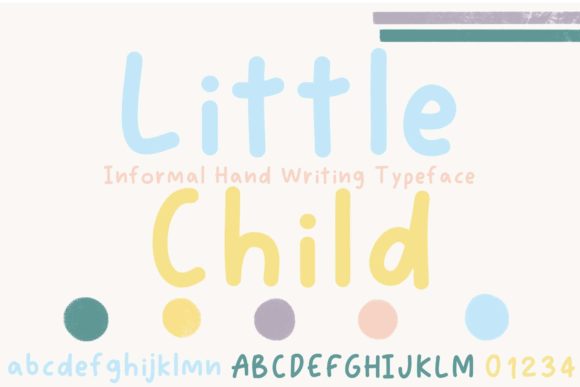 Little Child Font: A Handwritten Typeface for Warm Editorial Design