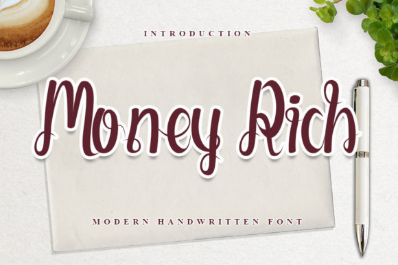 Money Rich: A Script Typeface for Editorial Impact