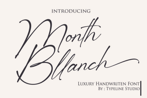 Month Bllach: The Script Font That Stops the Scroll