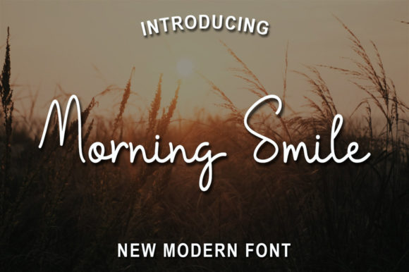 Morning Smile: A Delicate Script Font for Editorial Design