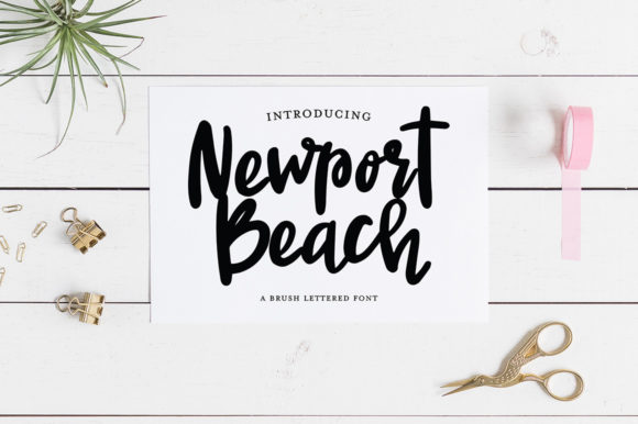 Newport Beach Font: A Relaxed Script for Modern Web Design