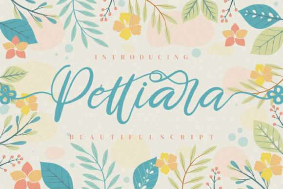 Pettiara: A Romantic Script Font for Editorial Design