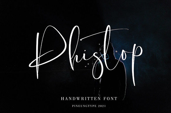 Phistop: A Delicate Script Font for Modern Branding