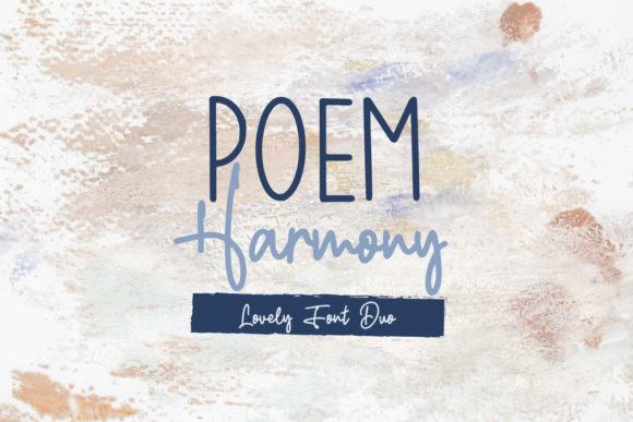 Poem Harmony: A Versatile Typeface for Makers