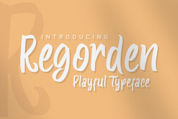 Regorden: A Playful Script Font for Modern Web Design