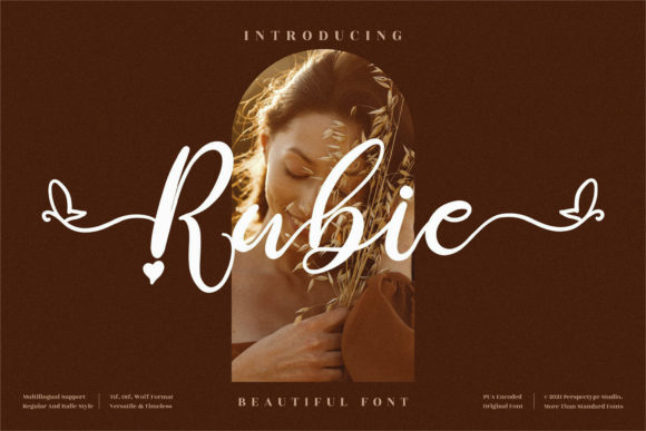 Rubie Script Font Review for Social Campaigns