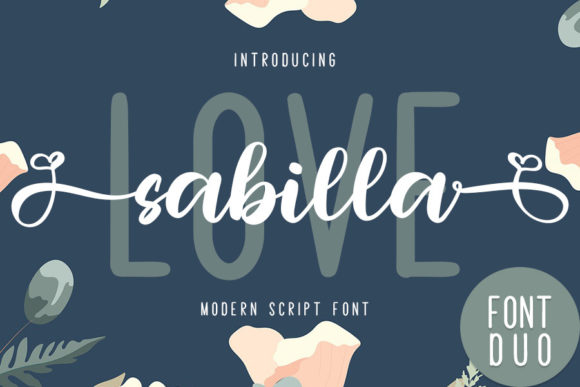 Sabilla: A Charming Script Font for Small Business Branding