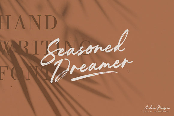 Seasoned Dreamer: A Brushed Script Font for Authentic Branding