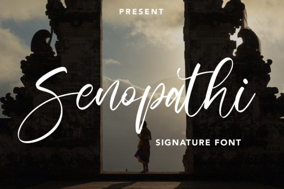 Senopathi: The Script Font That Stops the Scroll