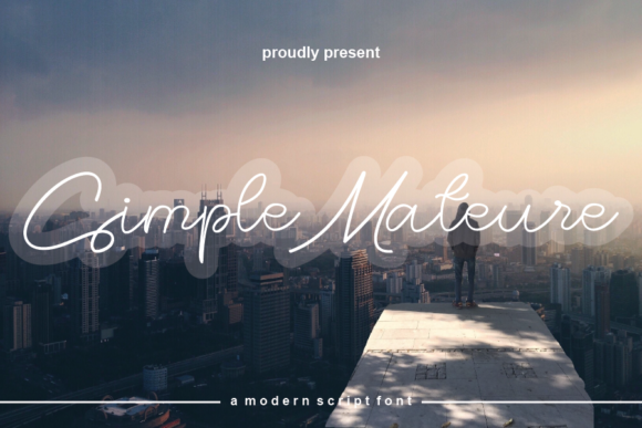 Simple Mateure: A Thin Script Font for Timeless Branding