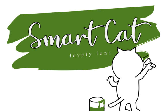 Smart Cat: A Refined Script Font for Editorial Design
