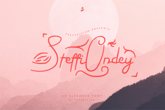 Steffi Ondey: The Script Font That Elevates Your Brand