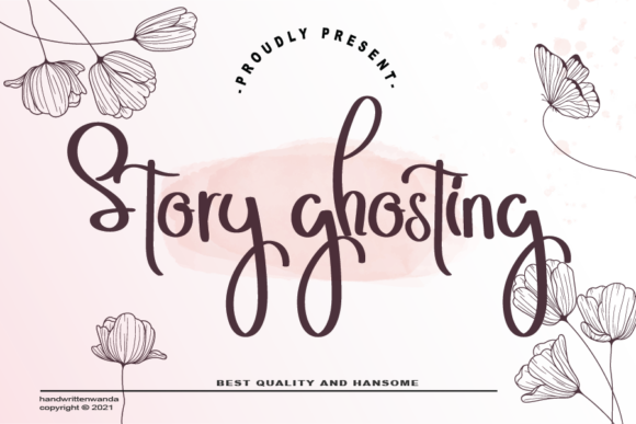 Story Ghosting: A Script Font for Campaign Visuals