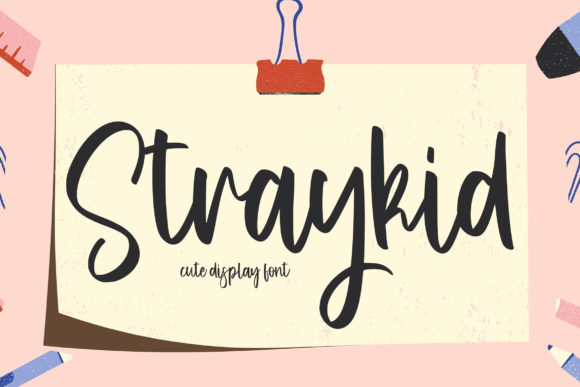 Straykid: A Stylish Script Typeface for Modern Web Design