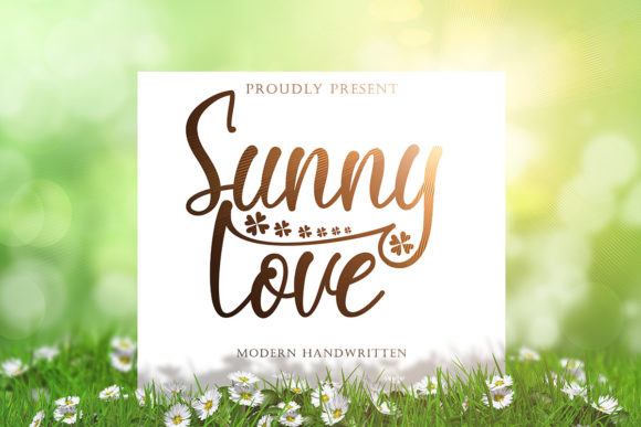 Sunny Love: The Elegant Script Font for Handmade Brands