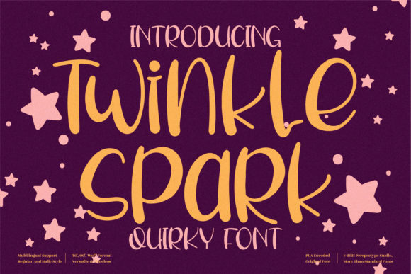 Twinkle Spark: A Versatile Script Font for Small Business Branding