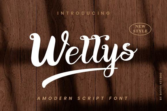 Wellys: A Playful Script Font for Marketers