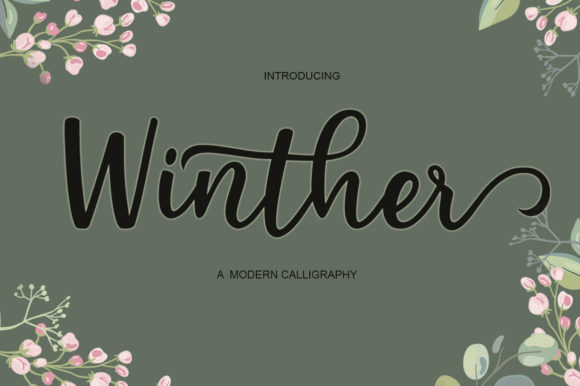 Winther Font Review: A Dazzling Script for Brand Identity