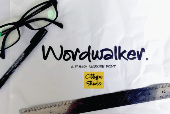 Wordwalker: A Relaxed Script Font for Modern Branding